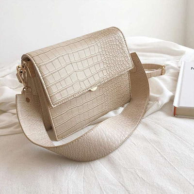 Sac shop croco beige