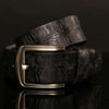 black crocodile belt mens