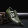 green mens crocodile shoes