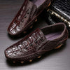 mens crocodile leather shoes