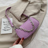 purple croc embossed handbags