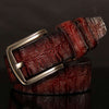 red crocodile belt mens