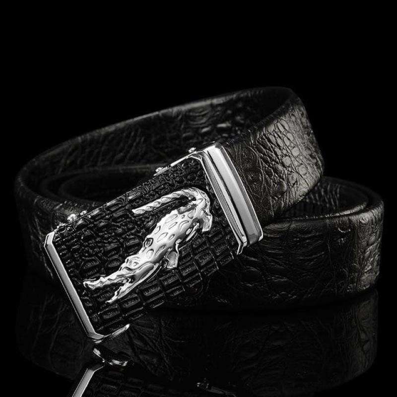 Buy Profile Belt- Croc Black Colour Shoe for Men Online M (32- 34) / Croc Grey